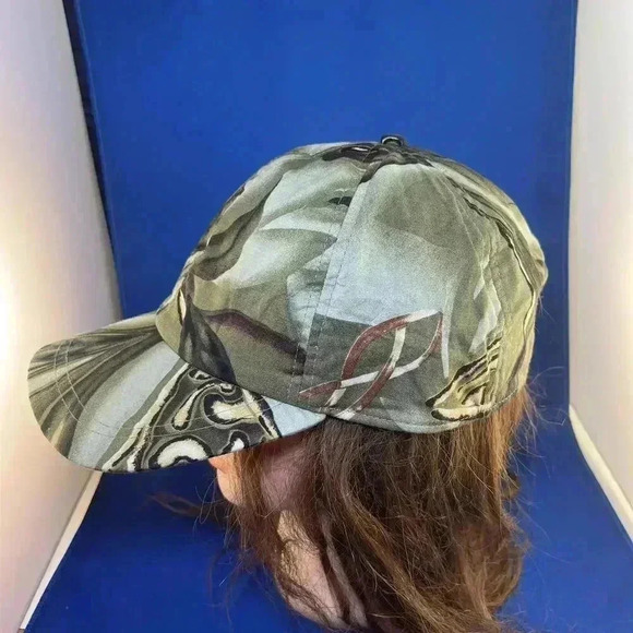 Stylish Floral Print Cap - Trendy Casual Headwear - Picture 4 of 8